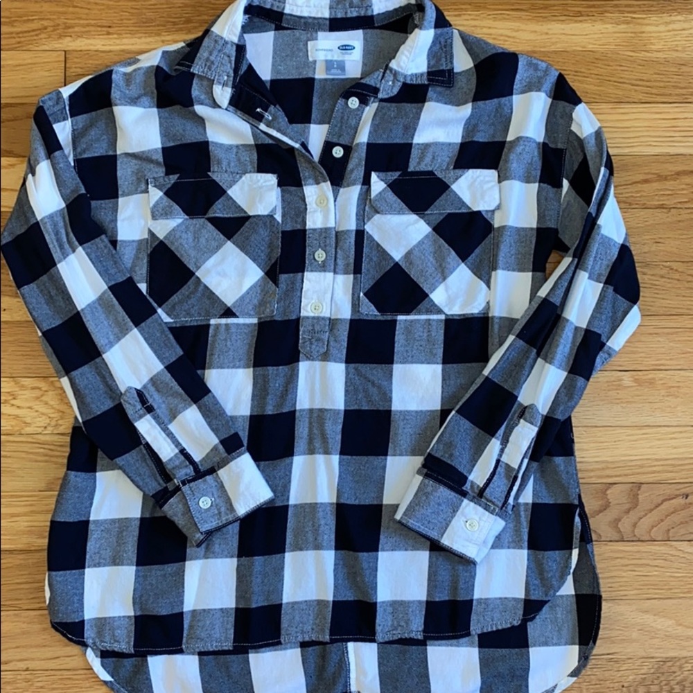 Plaid Tunic Shirt